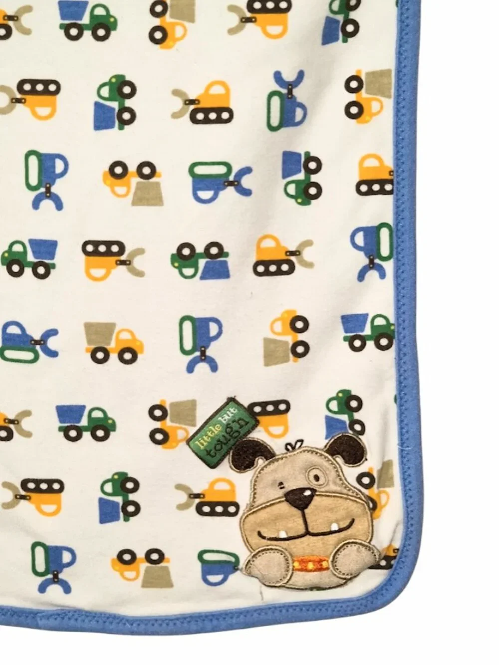 Just One Year Carter's Construction Truck Dog Lovey Security Blanket 25